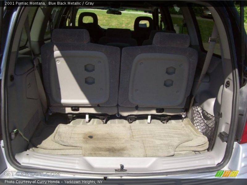 Blue Black Metallic / Gray 2001 Pontiac Montana