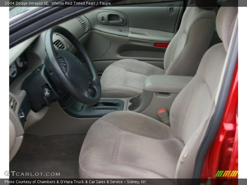 Inferno Red Tinted Pearl / Taupe 2004 Dodge Intrepid SE