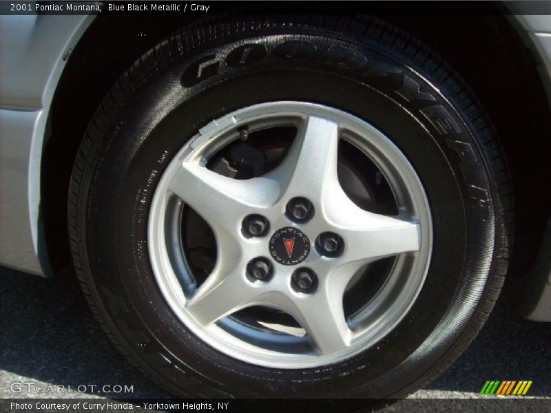 Blue Black Metallic / Gray 2001 Pontiac Montana