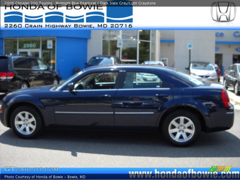 Midnight Blue Pearlcoat / Dark Slate Gray/Light Graystone 2006 Chrysler 300 Touring