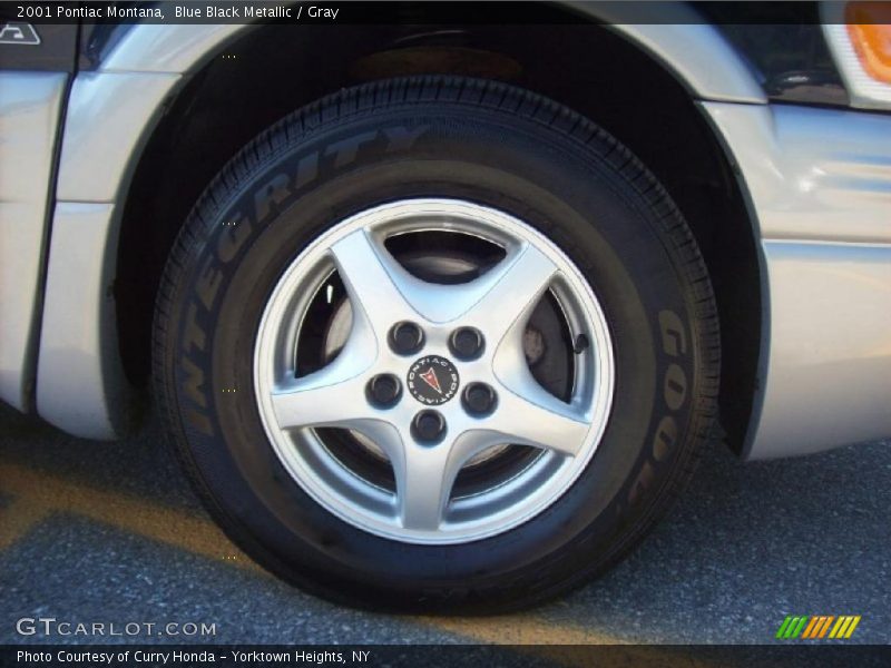 Blue Black Metallic / Gray 2001 Pontiac Montana