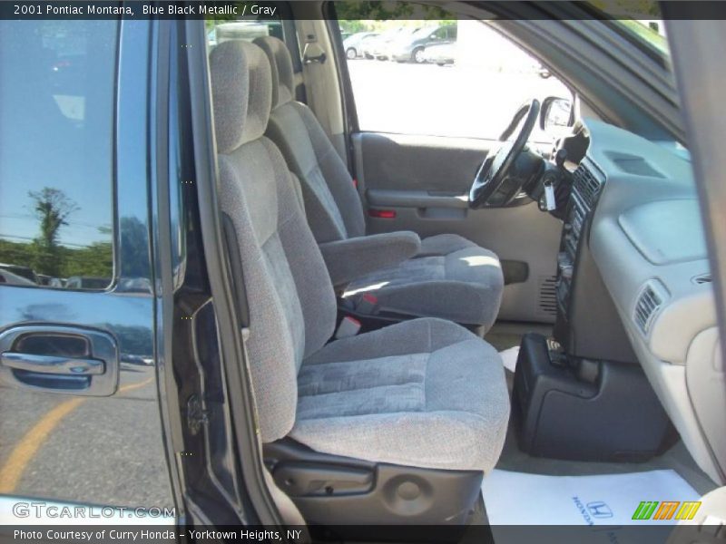 Blue Black Metallic / Gray 2001 Pontiac Montana