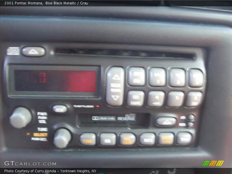 Blue Black Metallic / Gray 2001 Pontiac Montana