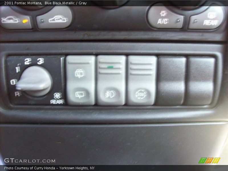 Blue Black Metallic / Gray 2001 Pontiac Montana