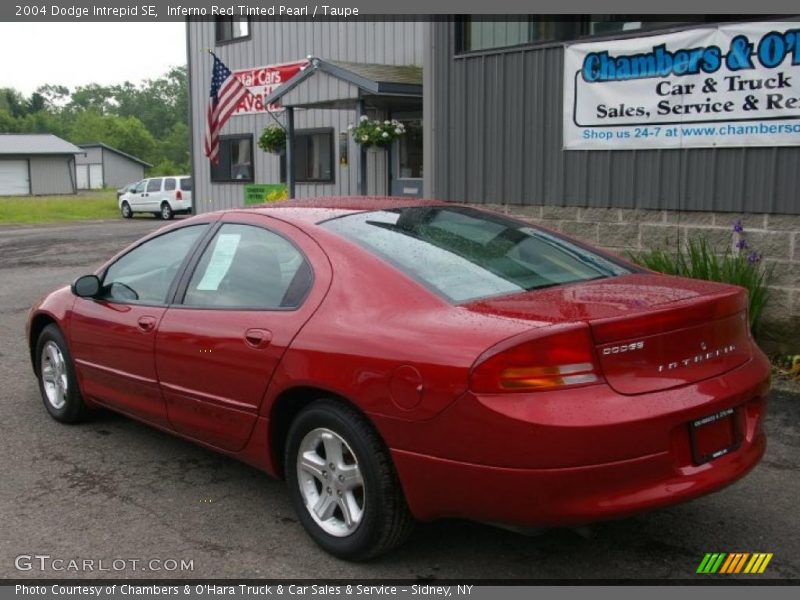 Inferno Red Tinted Pearl / Taupe 2004 Dodge Intrepid SE