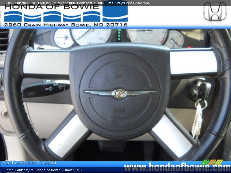 Midnight Blue Pearlcoat / Dark Slate Gray/Light Graystone 2006 Chrysler 300 Touring