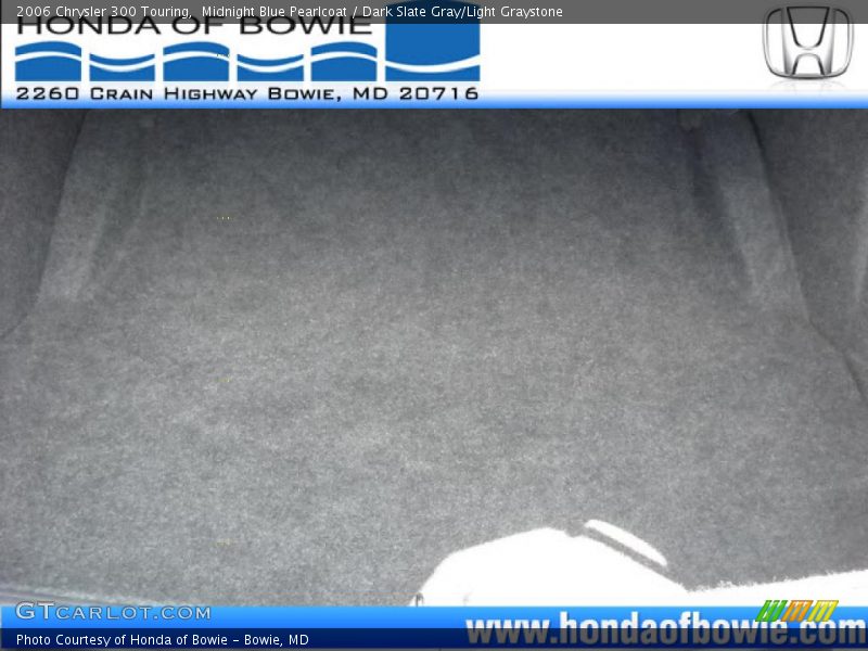 Midnight Blue Pearlcoat / Dark Slate Gray/Light Graystone 2006 Chrysler 300 Touring
