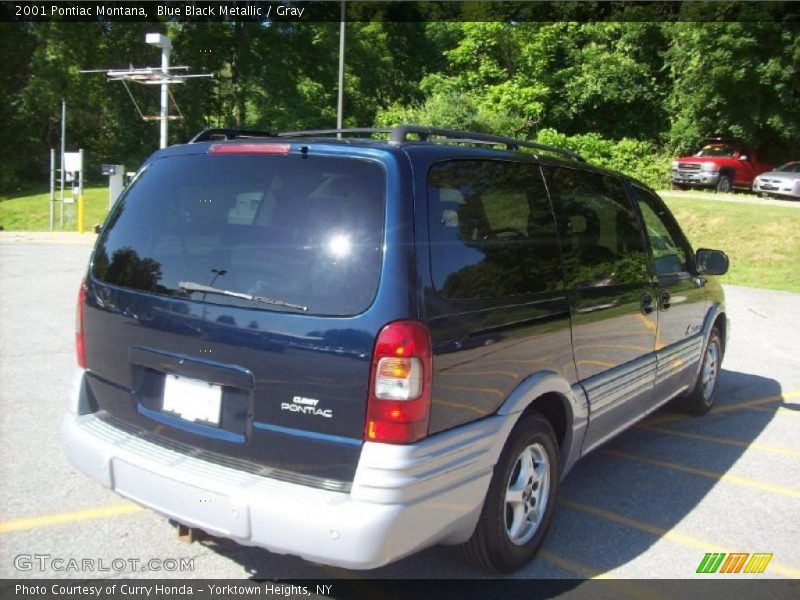 Blue Black Metallic / Gray 2001 Pontiac Montana