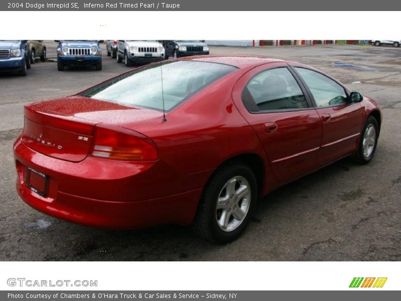 Inferno Red Tinted Pearl / Taupe 2004 Dodge Intrepid SE