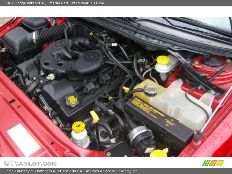 Inferno Red Tinted Pearl / Taupe 2004 Dodge Intrepid SE