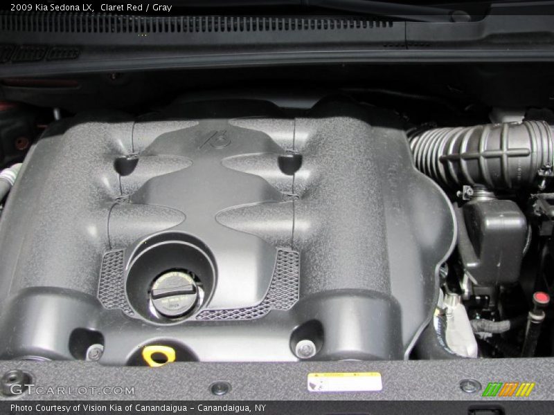 Claret Red / Gray 2009 Kia Sedona LX