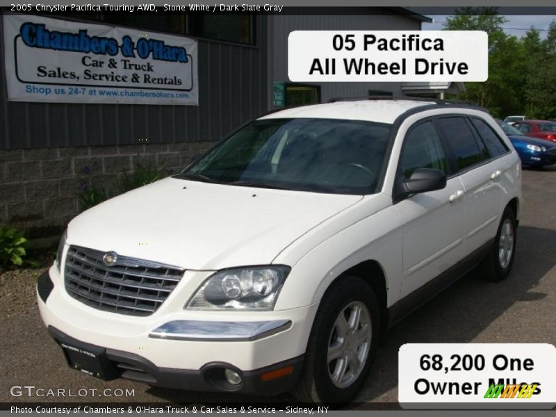 Stone White / Dark Slate Gray 2005 Chrysler Pacifica Touring AWD