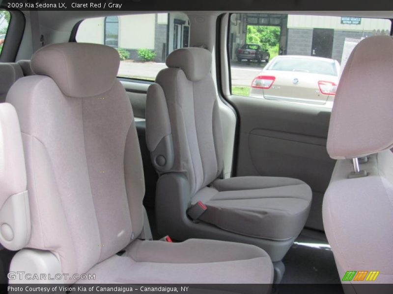 Claret Red / Gray 2009 Kia Sedona LX