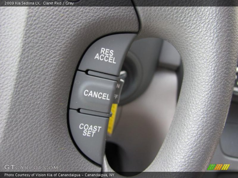 Claret Red / Gray 2009 Kia Sedona LX