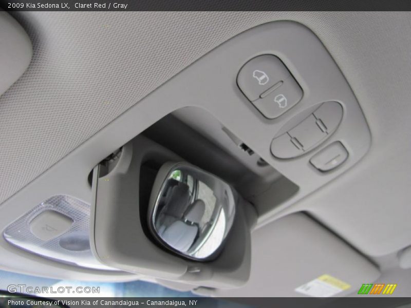 Claret Red / Gray 2009 Kia Sedona LX