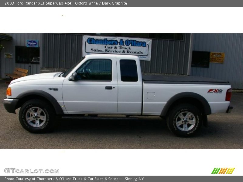 Oxford White / Dark Graphite 2003 Ford Ranger XLT SuperCab 4x4