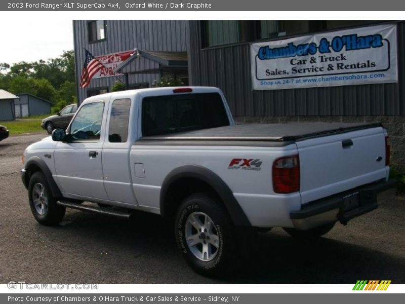 Oxford White / Dark Graphite 2003 Ford Ranger XLT SuperCab 4x4