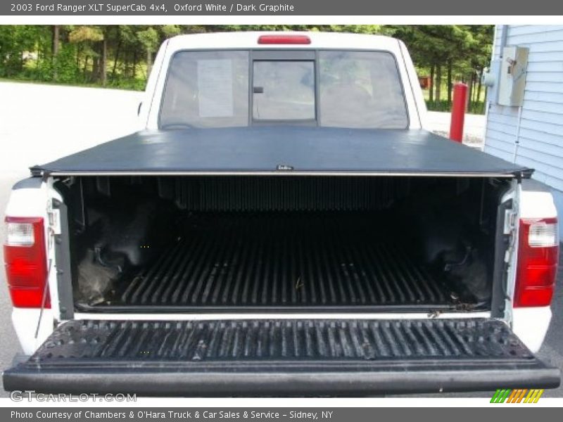 Oxford White / Dark Graphite 2003 Ford Ranger XLT SuperCab 4x4