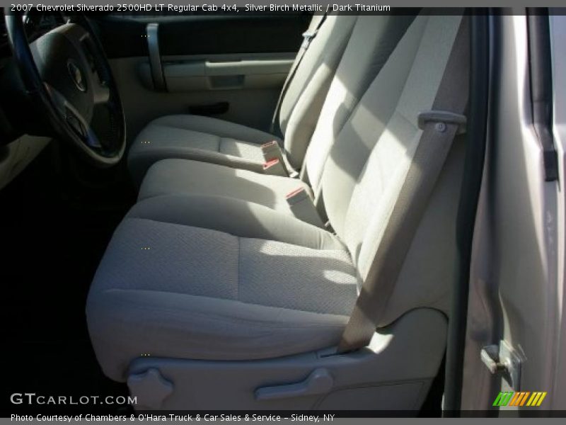 Silver Birch Metallic / Dark Titanium 2007 Chevrolet Silverado 2500HD LT Regular Cab 4x4