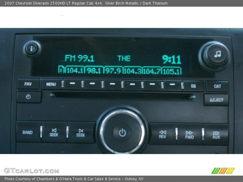 Silver Birch Metallic / Dark Titanium 2007 Chevrolet Silverado 2500HD LT Regular Cab 4x4