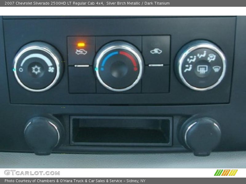 Silver Birch Metallic / Dark Titanium 2007 Chevrolet Silverado 2500HD LT Regular Cab 4x4