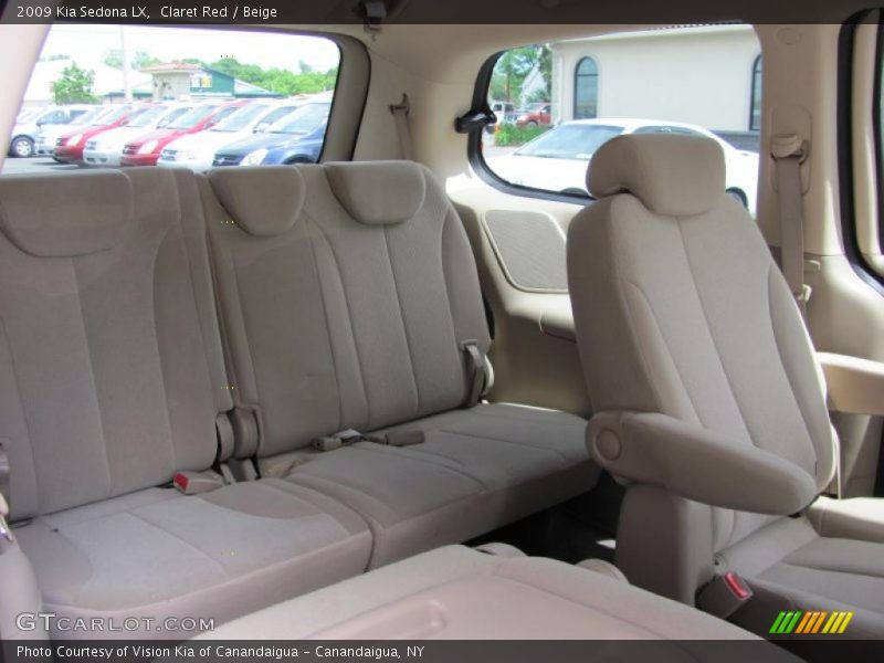 Claret Red / Beige 2009 Kia Sedona LX