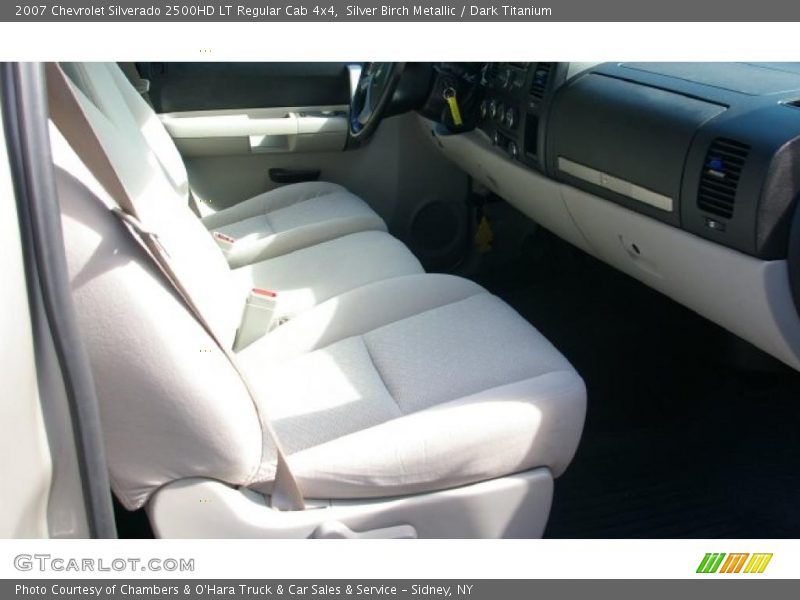Silver Birch Metallic / Dark Titanium 2007 Chevrolet Silverado 2500HD LT Regular Cab 4x4