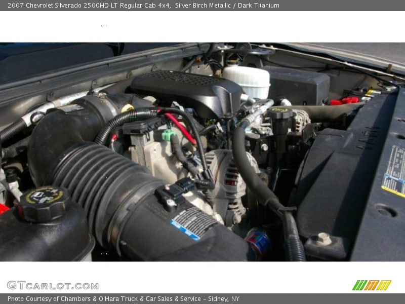 Silver Birch Metallic / Dark Titanium 2007 Chevrolet Silverado 2500HD LT Regular Cab 4x4