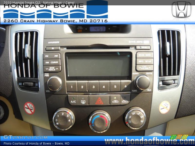 Natural Khaki / Camel 2010 Hyundai Sonata GLS