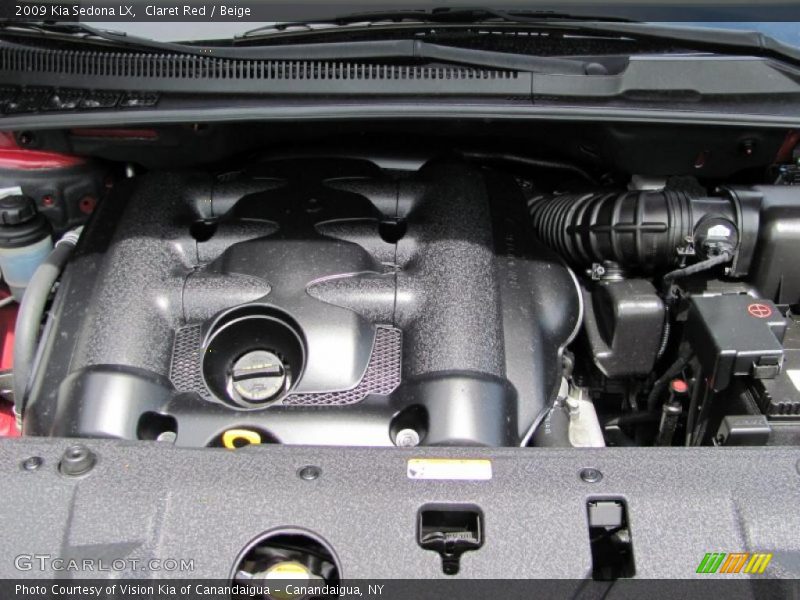 Claret Red / Beige 2009 Kia Sedona LX