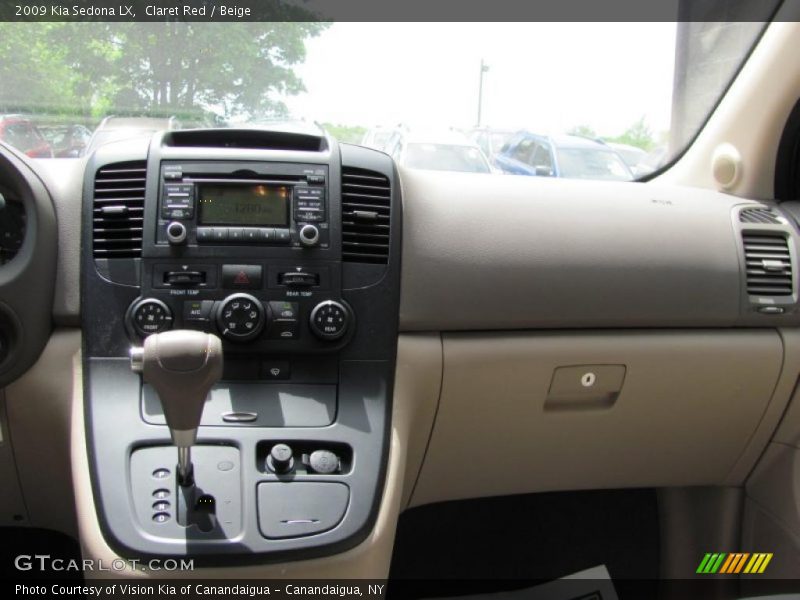 Claret Red / Beige 2009 Kia Sedona LX