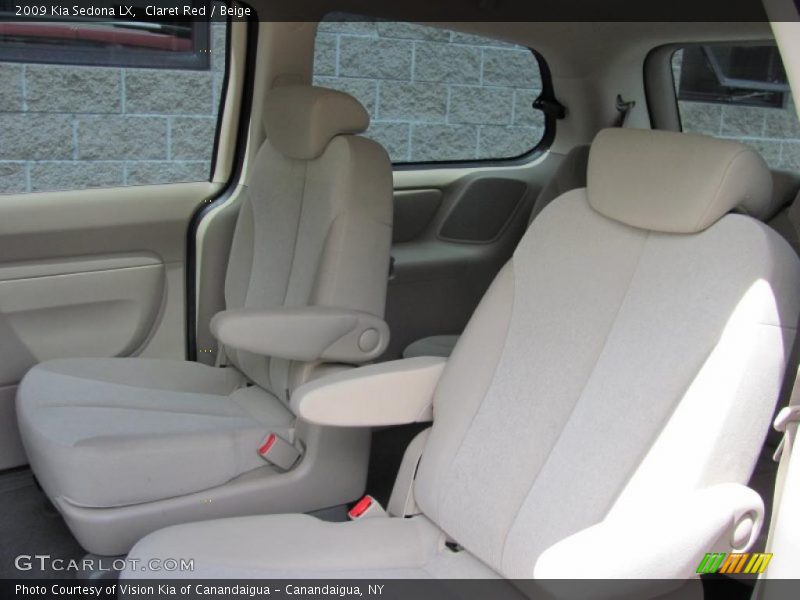 Claret Red / Beige 2009 Kia Sedona LX