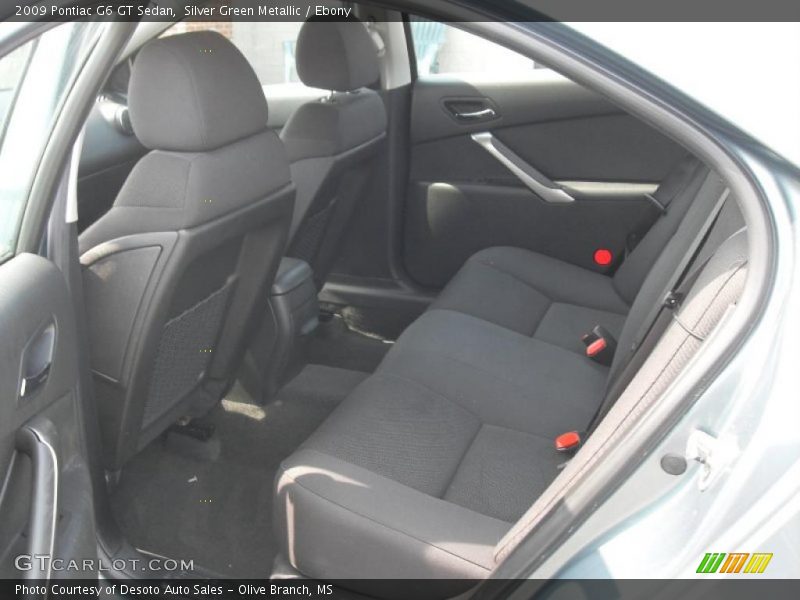 Silver Green Metallic / Ebony 2009 Pontiac G6 GT Sedan