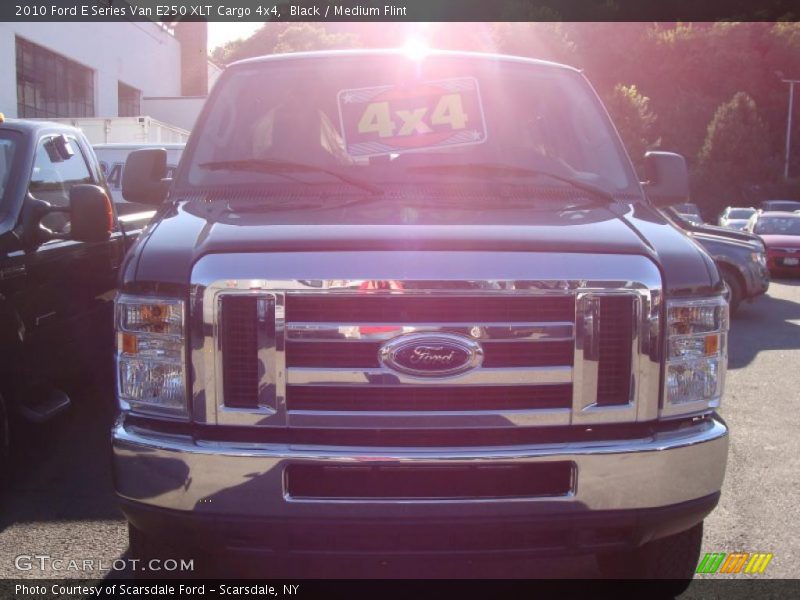 Black / Medium Flint 2010 Ford E Series Van E250 XLT Cargo 4x4