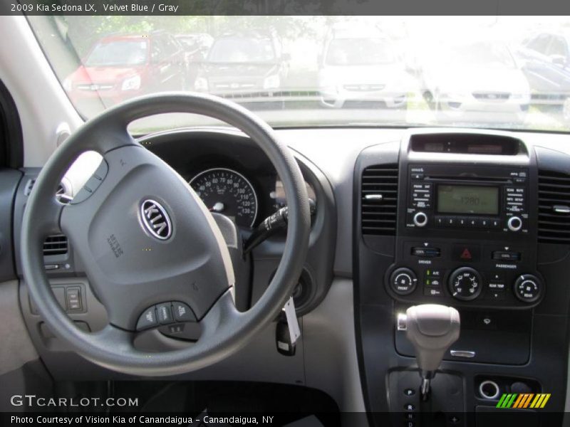 Velvet Blue / Gray 2009 Kia Sedona LX