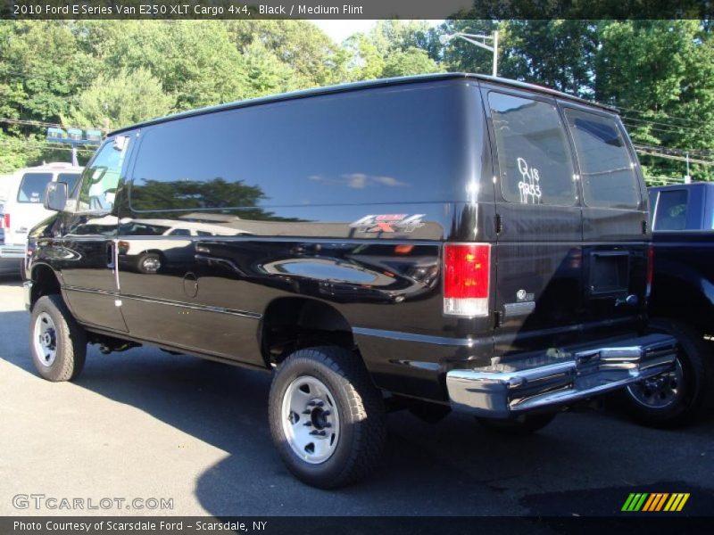 Black / Medium Flint 2010 Ford E Series Van E250 XLT Cargo 4x4