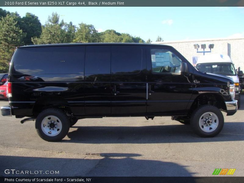 Black / Medium Flint 2010 Ford E Series Van E250 XLT Cargo 4x4