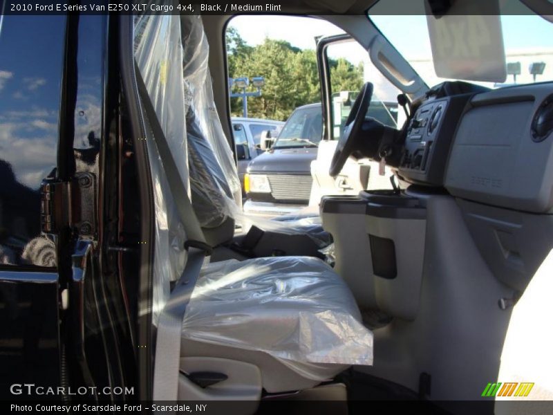 Black / Medium Flint 2010 Ford E Series Van E250 XLT Cargo 4x4