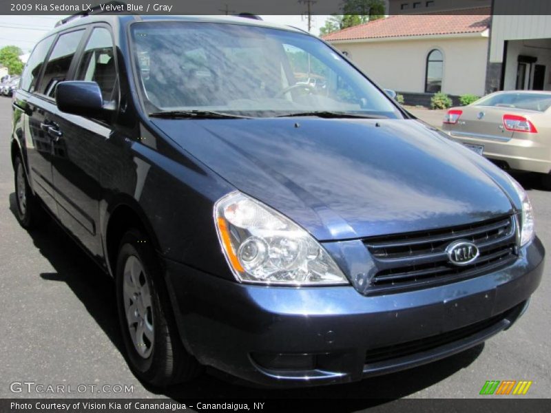 Velvet Blue / Gray 2009 Kia Sedona LX