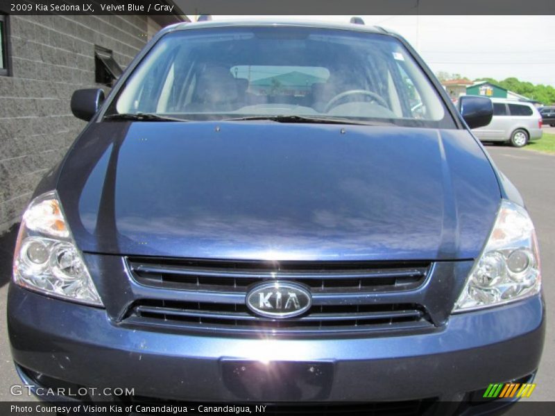 Velvet Blue / Gray 2009 Kia Sedona LX