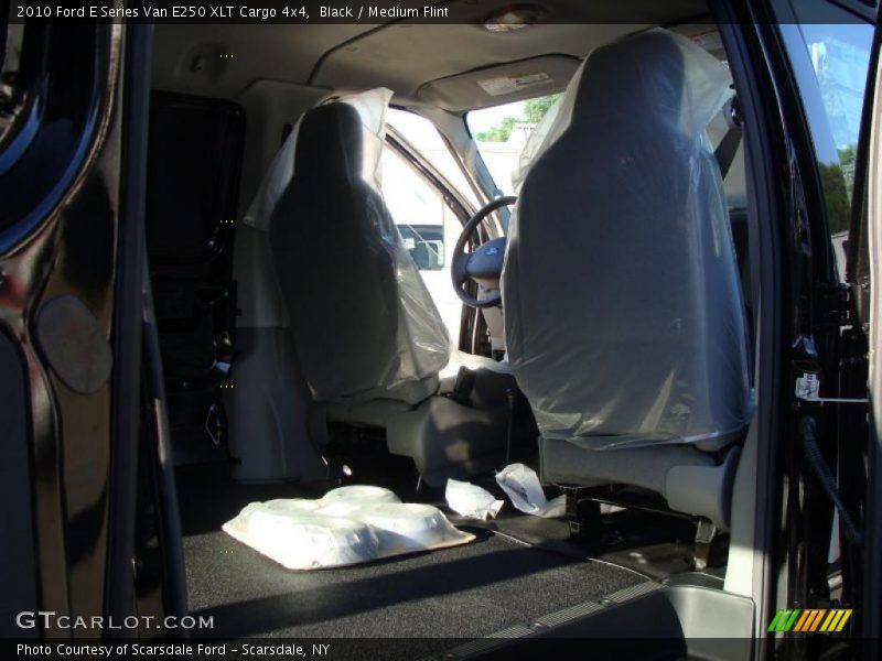 Black / Medium Flint 2010 Ford E Series Van E250 XLT Cargo 4x4