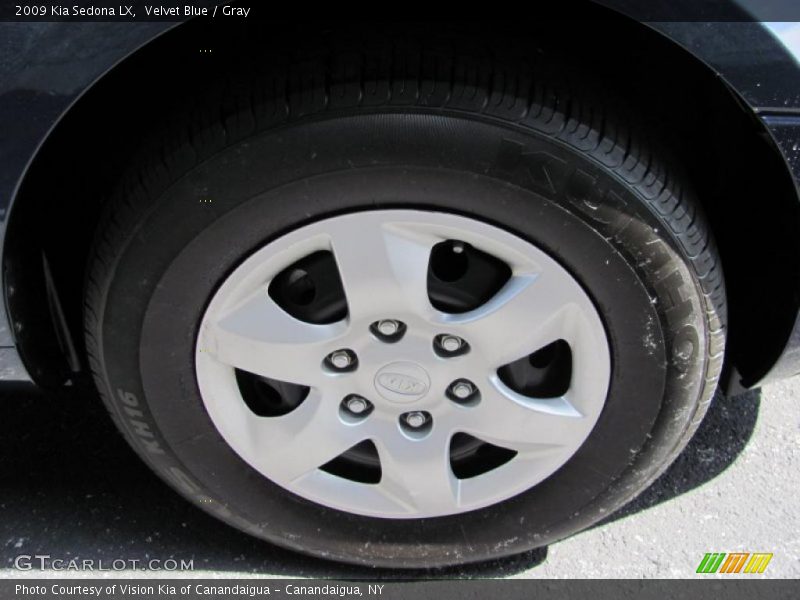 Velvet Blue / Gray 2009 Kia Sedona LX
