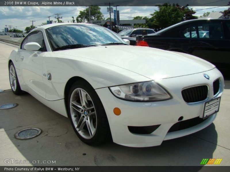 Alpine White / Black 2008 BMW M Coupe