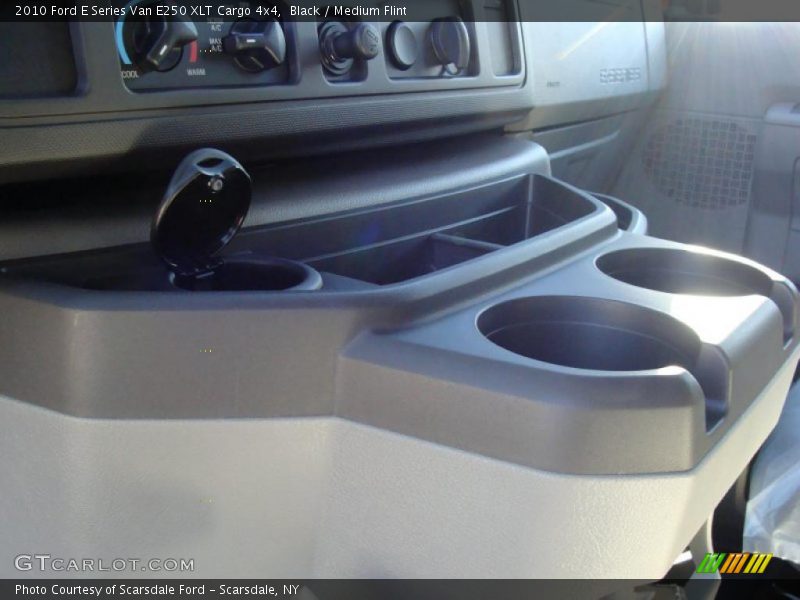 Black / Medium Flint 2010 Ford E Series Van E250 XLT Cargo 4x4