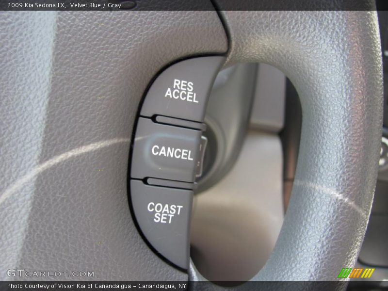 Velvet Blue / Gray 2009 Kia Sedona LX