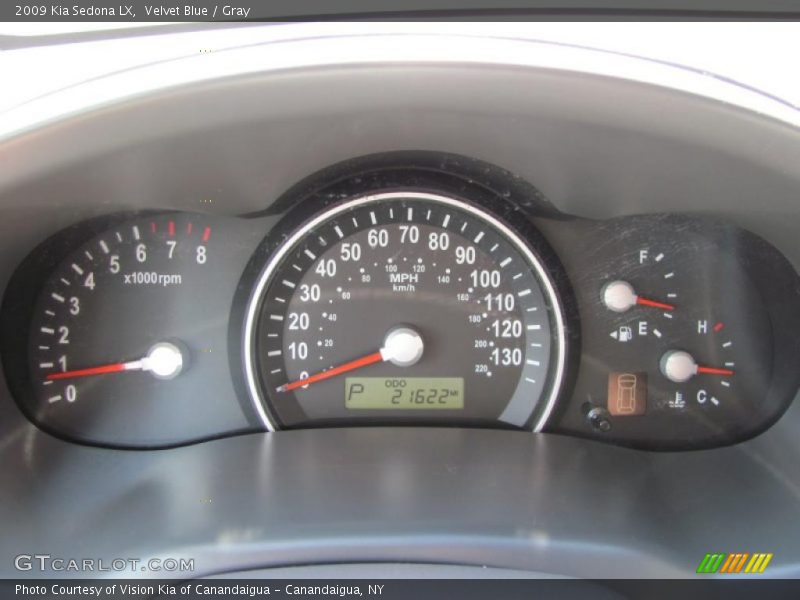 Velvet Blue / Gray 2009 Kia Sedona LX