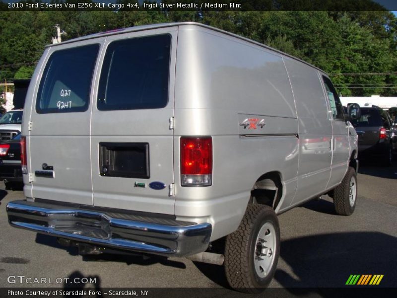 Ingot Silver Metallic / Medium Flint 2010 Ford E Series Van E250 XLT Cargo 4x4