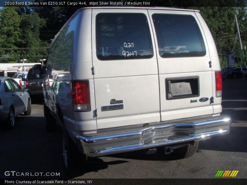 Ingot Silver Metallic / Medium Flint 2010 Ford E Series Van E250 XLT Cargo 4x4