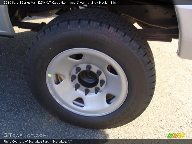 Ingot Silver Metallic / Medium Flint 2010 Ford E Series Van E250 XLT Cargo 4x4