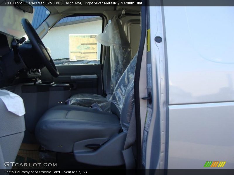 Ingot Silver Metallic / Medium Flint 2010 Ford E Series Van E250 XLT Cargo 4x4